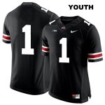 Youth NCAA Ohio State Buckeyes Johnnie Dixon #1 College Stitched No Name Authentic Nike White Number Black Football Jersey DF20V67JQ
